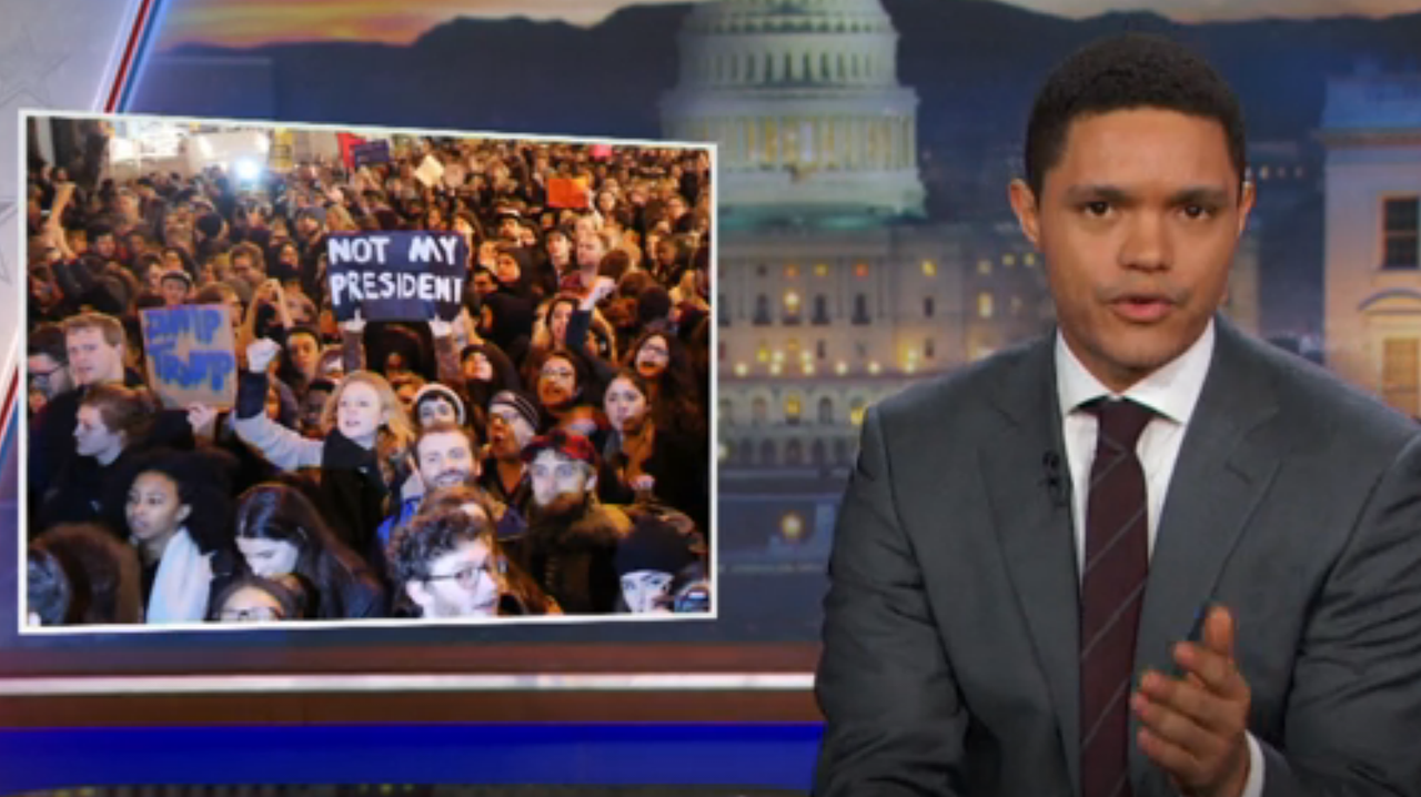 Trevor Noah gives advice to anti-Trump supporters. 