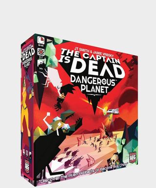 The Captain is Dead: Dangerous Planet box on a plain background