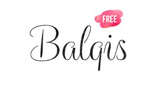 Free font: Balqis