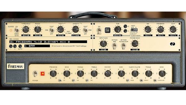 There's also a pair of Friedman amp emulations available