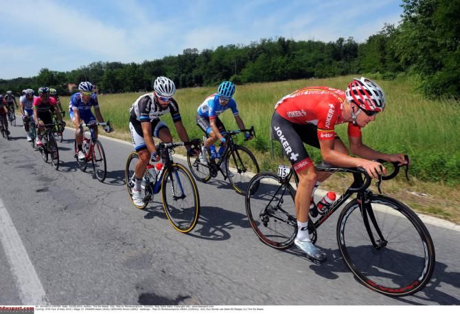 Adam Hansen (Lotto-Belisol) on his narrow 38cm bars