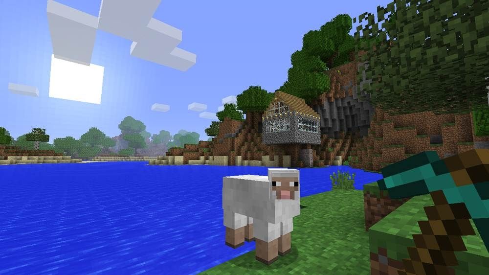 A Minecraft sheep.