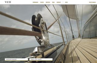 Website video background: YCO Yachts