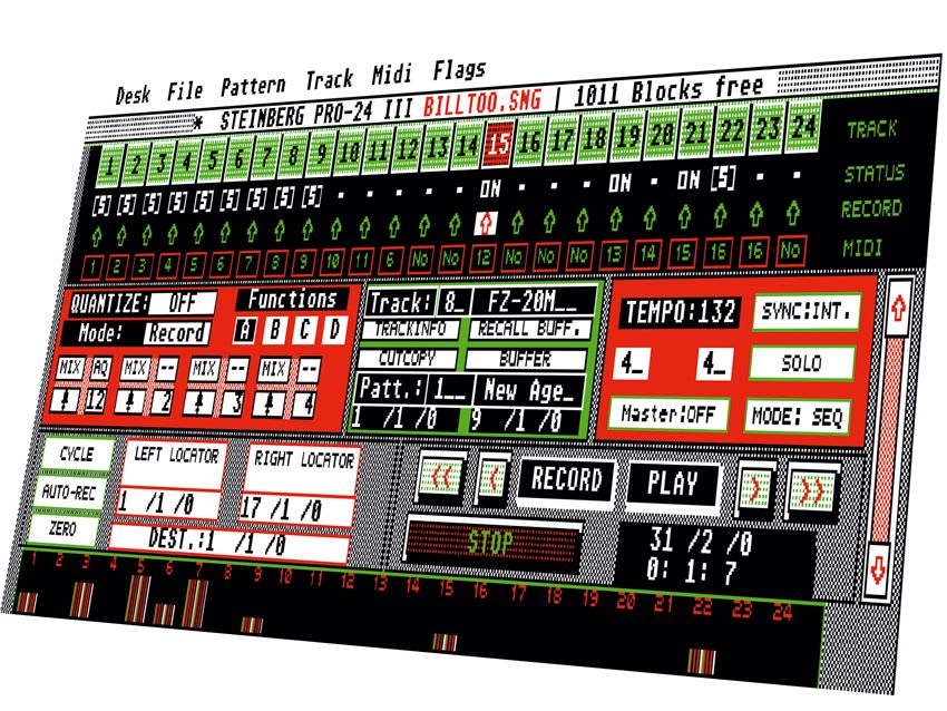 Running on the Atari ST, this was a forerunner of the Cubase we know today.