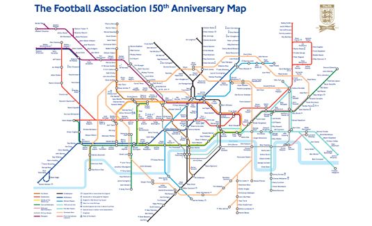 Tube map reinvented for soccer fans | Creative Bloq