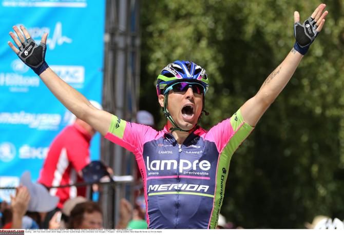 Diego Ulissi won stage 2 of the Santos Tour Down Under