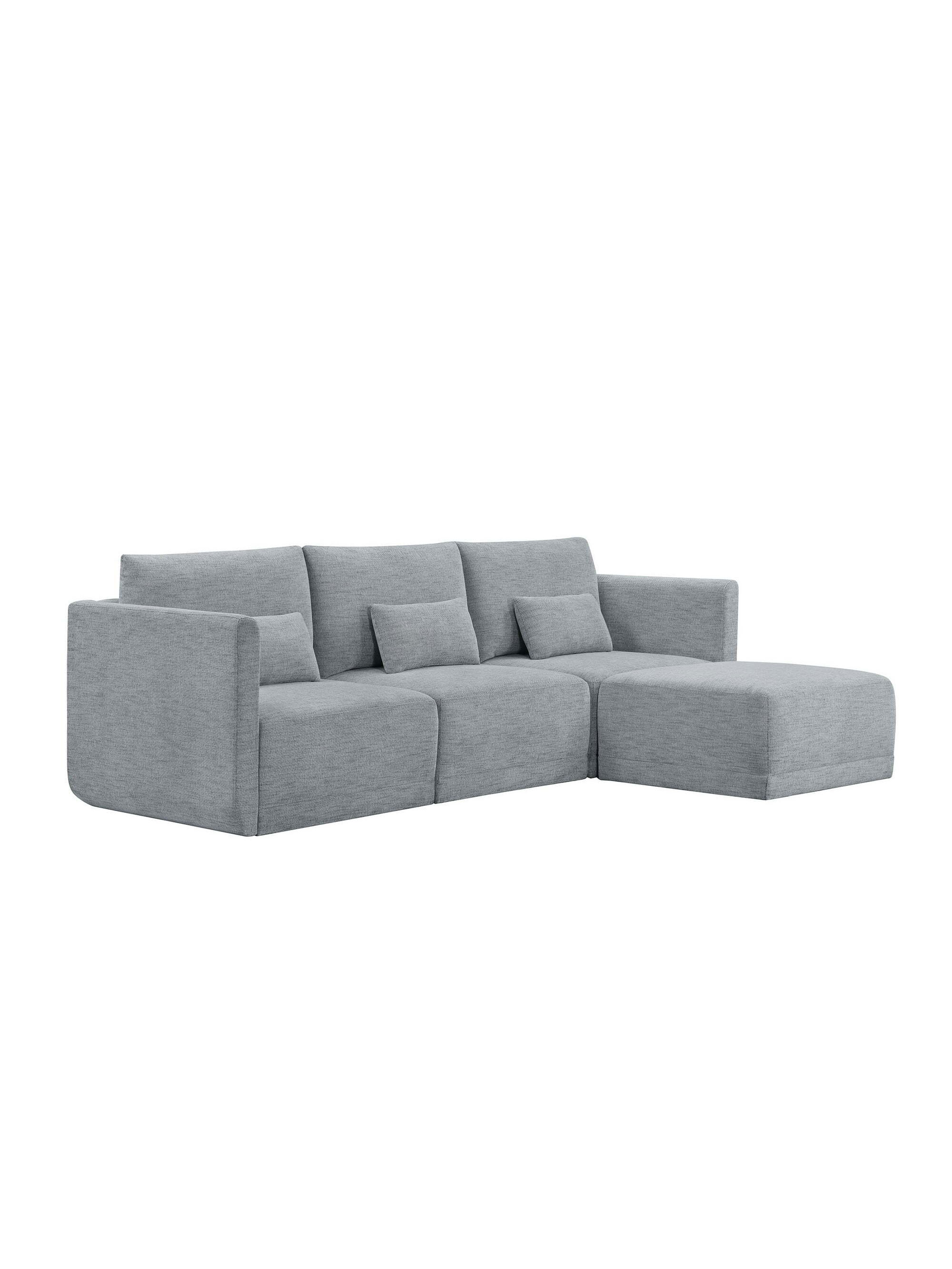 Beautiful Drew Modular Sectional Sofa With Ottoman by Drew Barrymore