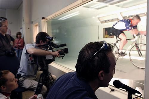 In the wind tunnel