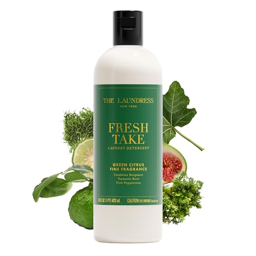 The Laundress Fresh Take Luxury Laundry Detergent, Long-Lasting Green Citrus Fragrance Up to 7 Days of Scent, Bioradiance Enzyme Technology, Keep Clothes Vibrant for Longer, Usda Biobased, 15 Loads
