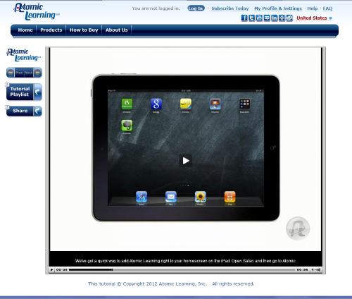 Video Tutorial: Adding a Website Icon to your iPad Homescreen