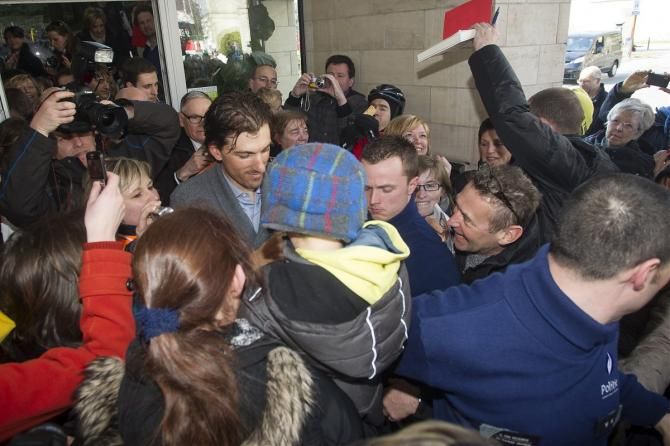 Fabian Cancellara is a man in demand in Flanders.