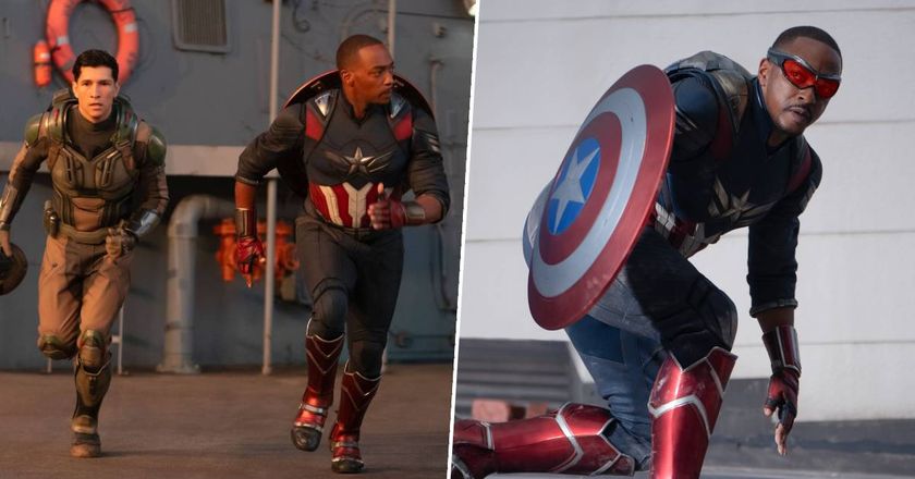 Anthony Mackie and Danny Ramirez in Captain America: Brave New World