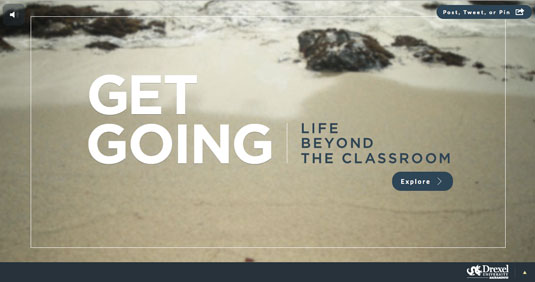 This site's typography works on multiple levels