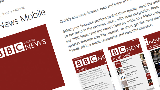 Beeb forces takedown of Microsoft man&#039;s unofficial Windows Phone BBC News app