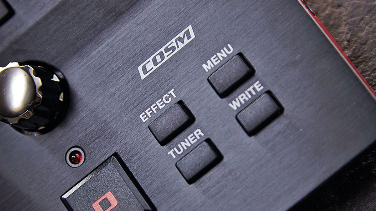 Selecting effects is simple, but the software editor gives greater control