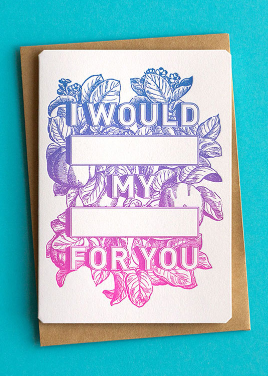 The couple's previous Blank Collection of cards has already proved hugely popular