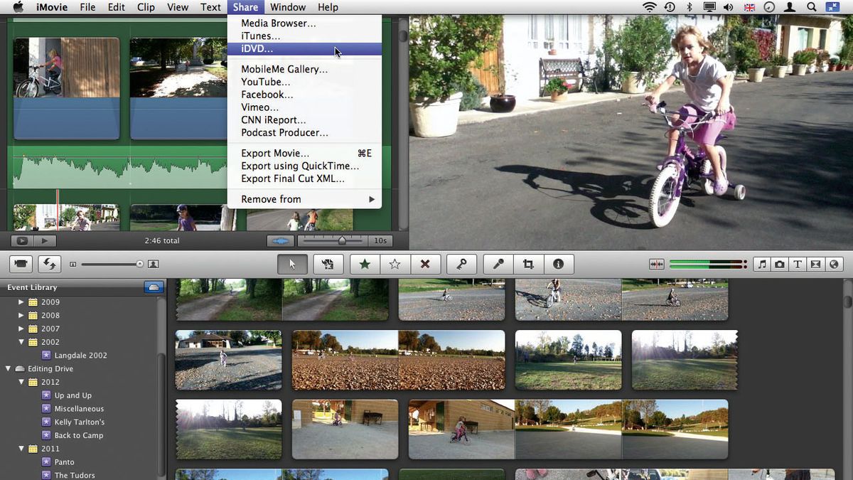 imovie how to get pictures from icloud folder