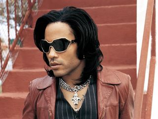 Lenny Kravitz. No, we've no idea what the hell is going on with his hair here either.