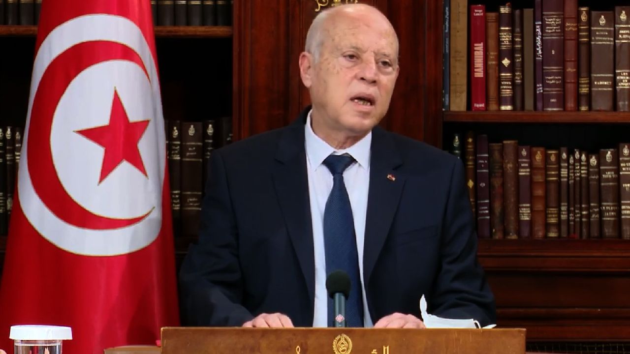 Tunisian President Kais Saied