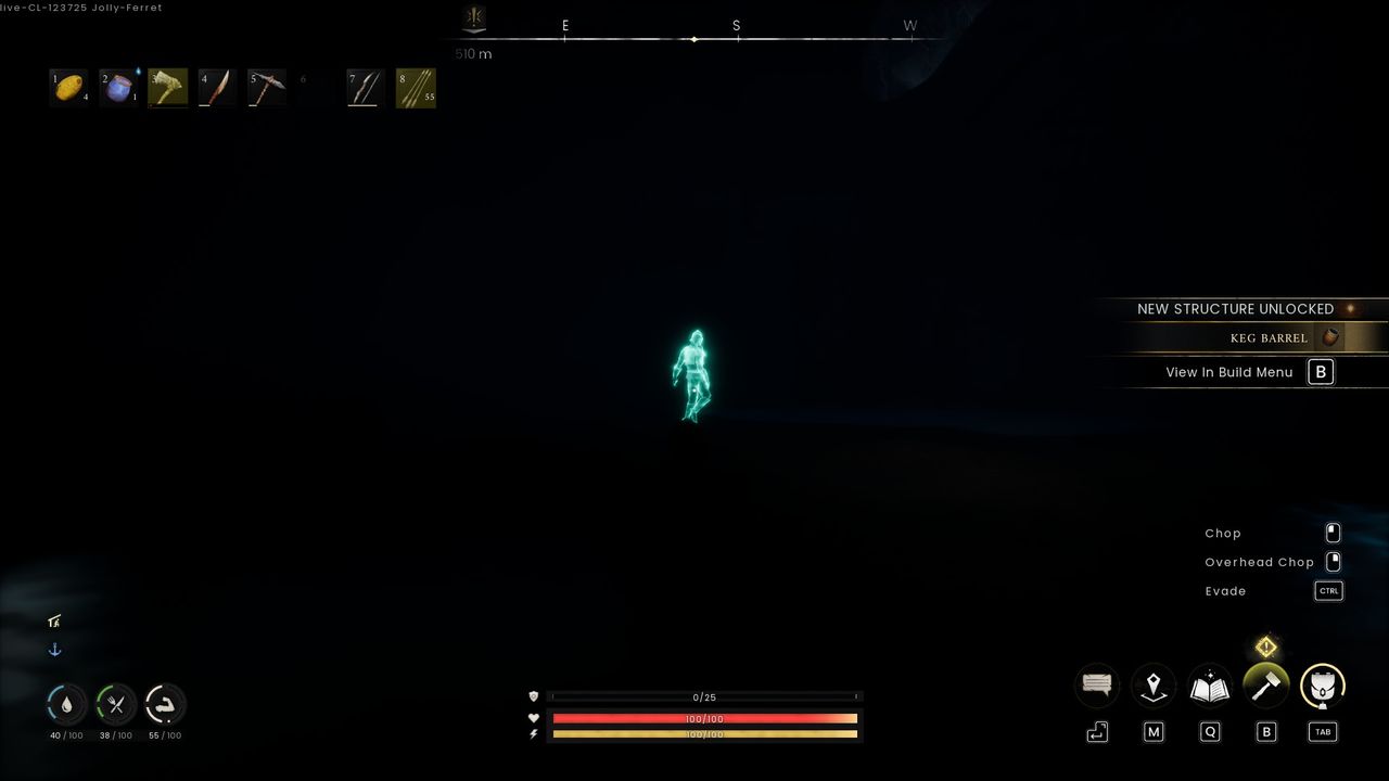 RuneScape Dragonwilds ghost in a cave