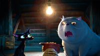 Nero and Rocco interrogating a cat in Gatto