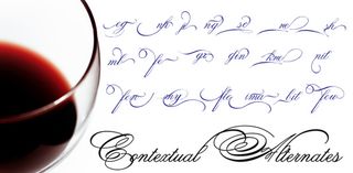 Script font: Spencerian Palmer Penmanship