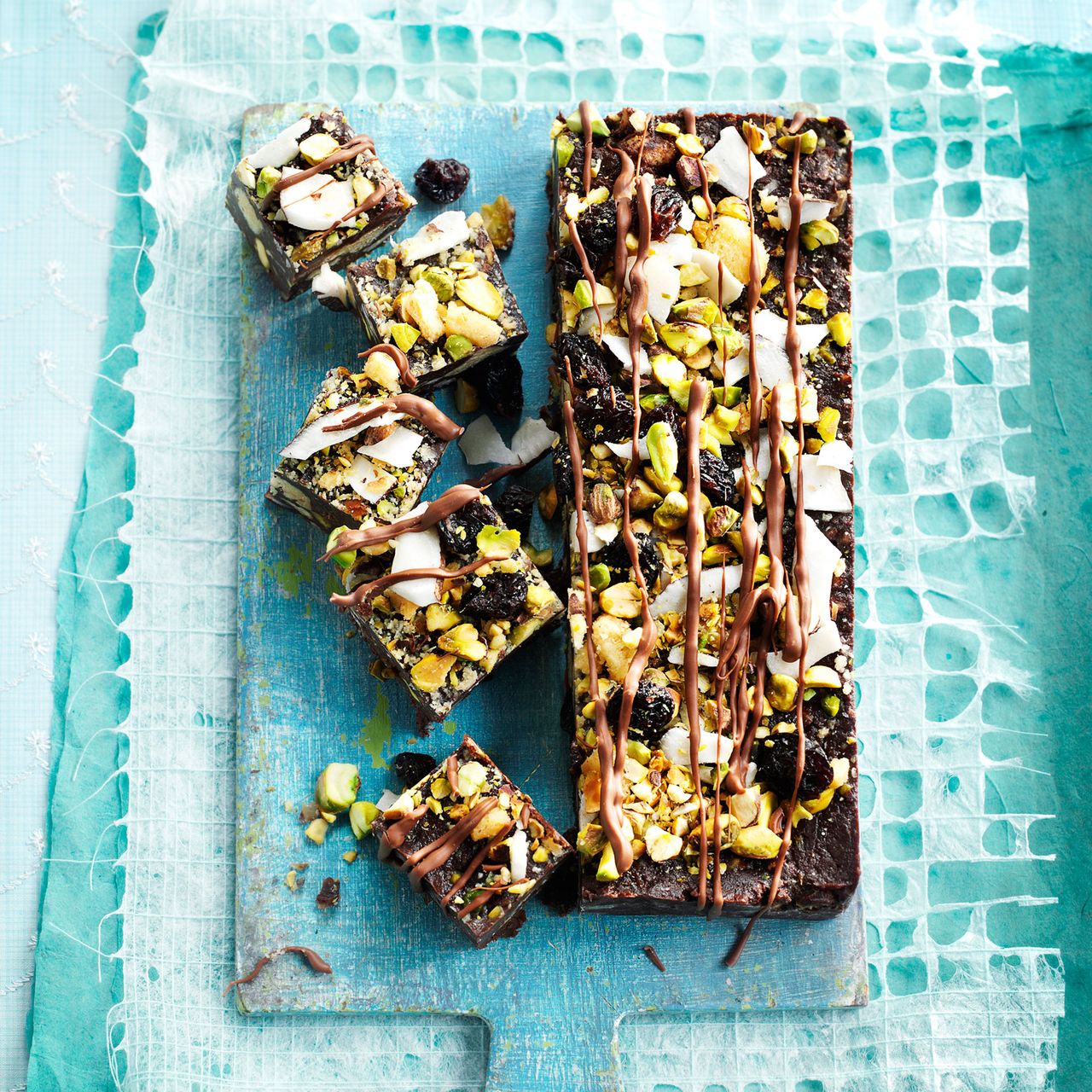 Chocolate and Coconut Fridge Cake