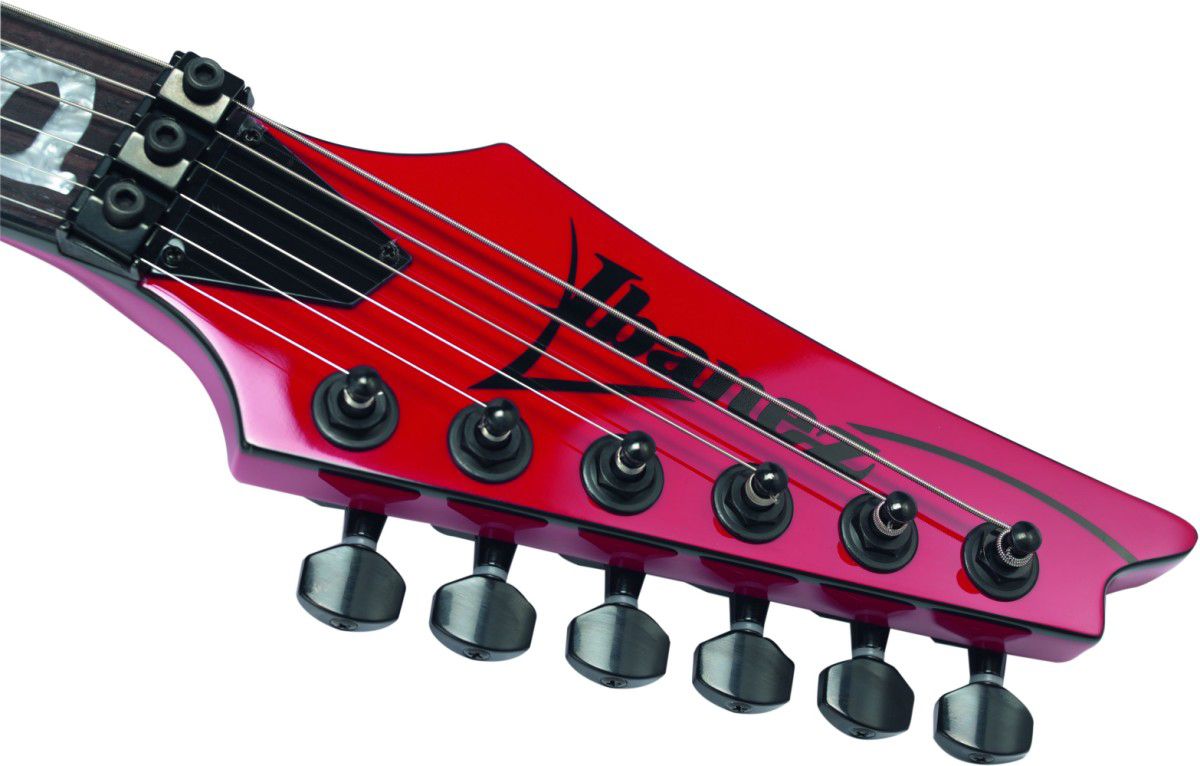 A locking nut and hardtail bridge take care of tuning stability