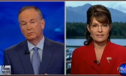 O'Reilly and Palin have another tense exchange.