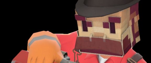 Team Fortress 2 gives Notch his own hat.