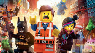 Batman, Emmet, and Wyldstyle in The LEGO Movie