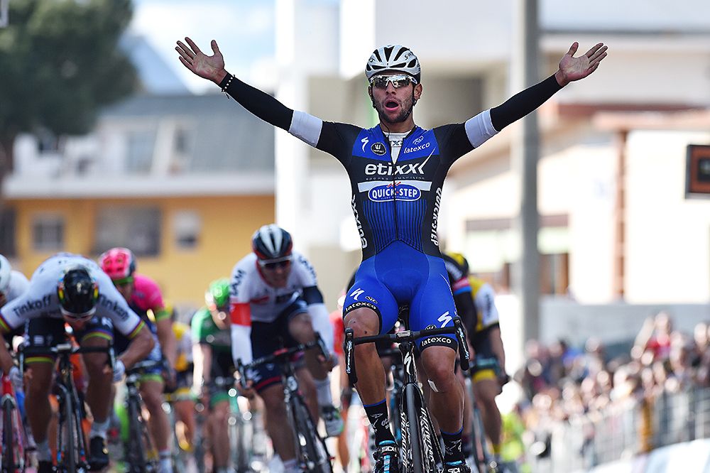 Fernando Gaviria (Etixx-QuickStep) was the fastest in the stage 3 sprint at Tirreno-Adriatico