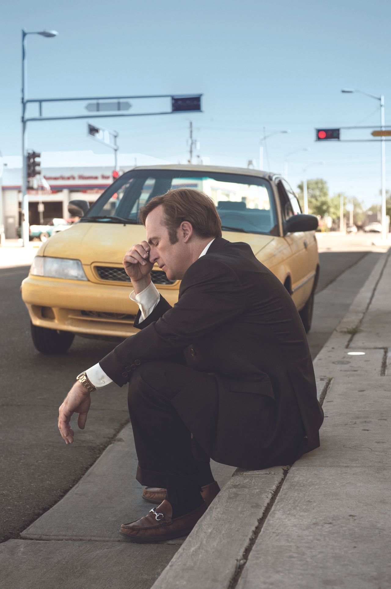 Bob Odenkirk as Saul Goodman.