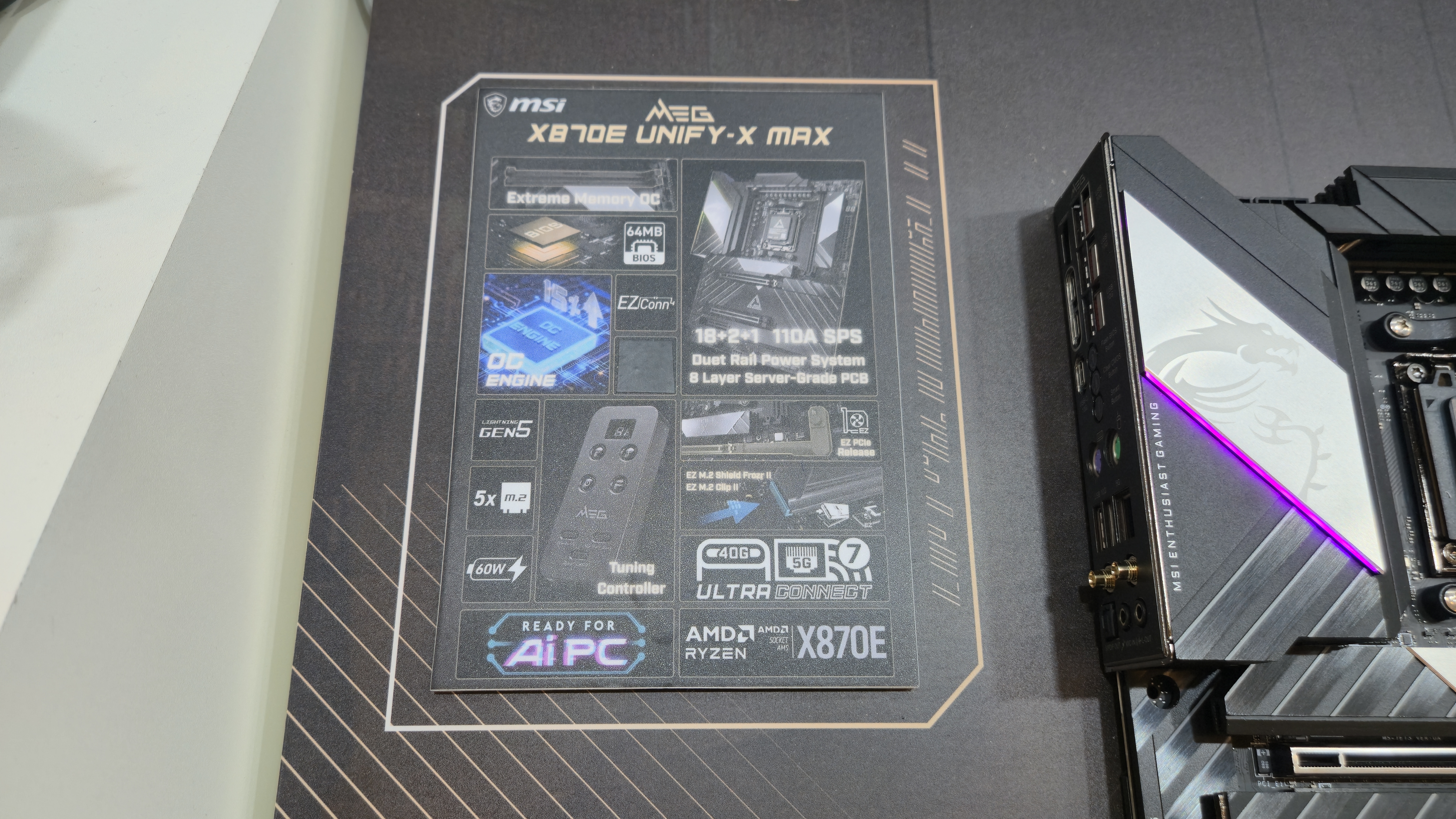 MEG X870E Unify-X Max