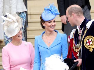 Sophie, Duchess of Edinburgh and the Prince and Princess of Wales attend the Order of the Garter Service at Windsor Castle