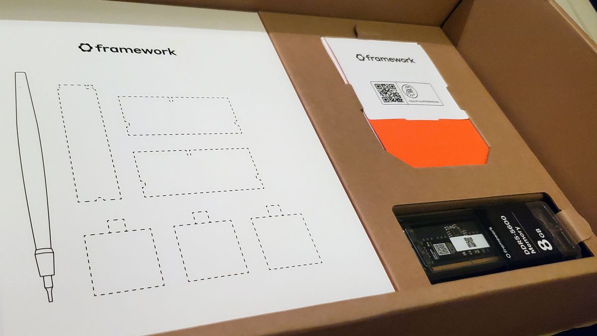 Framework 13 Intel Core Ultra Series 1 laptop