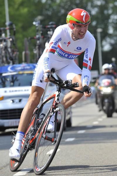 Belarus time trial champion Branislau Samoilau (Quick Step).