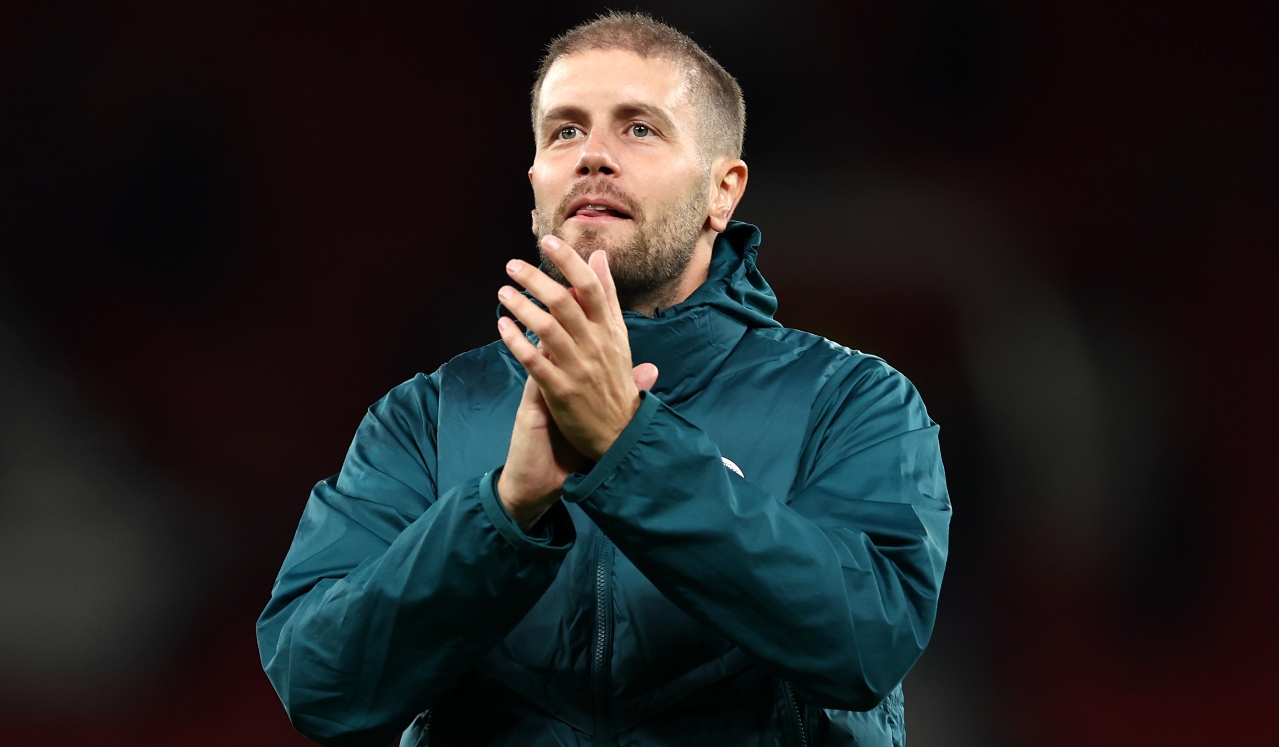 Fabian Hurzeler, Manager of Brighton &amp; Hove Albion, celebrates after the Carabao Cup Third Round match against Manchester United at Old Trafford on September 16, 2026 in Manchester, England