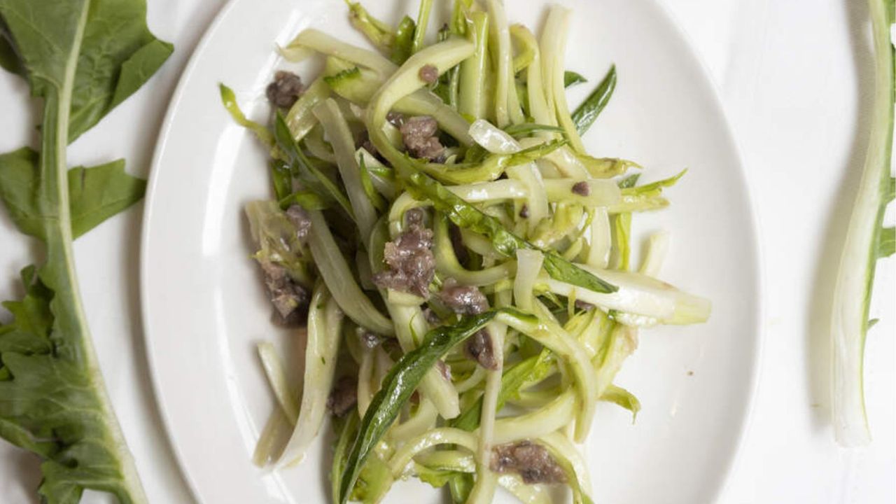 puntarelle with anchovy