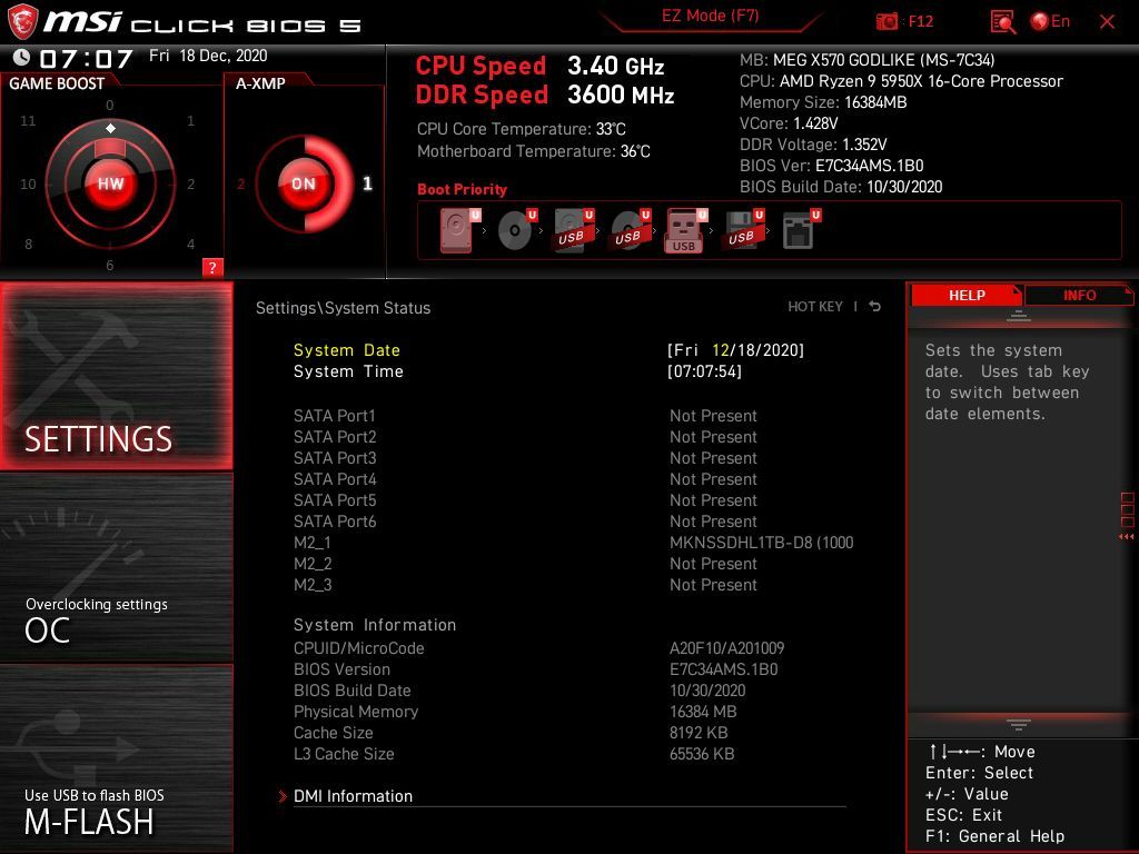 MSI X570 Godlike
