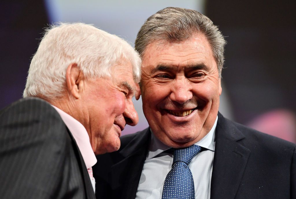 Raymond Poulidor and Eddy Merckx