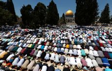 Ramadan prayers, Jerusalem 
