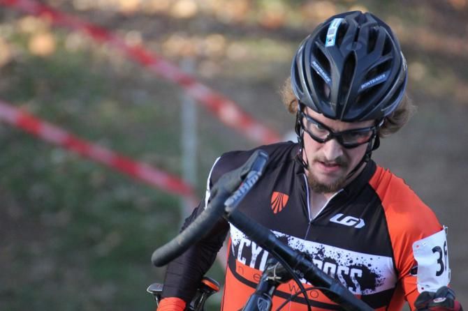 Andrew Dillman competes in the Namur World Cup.