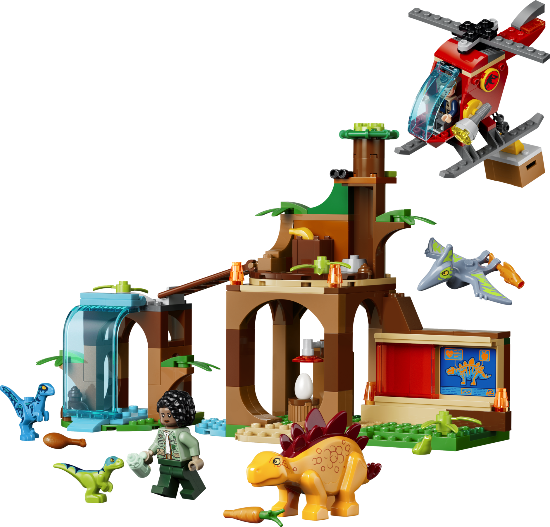 Velociraptor, Stegosaurus &amp;amp; Pteranodon Rescue