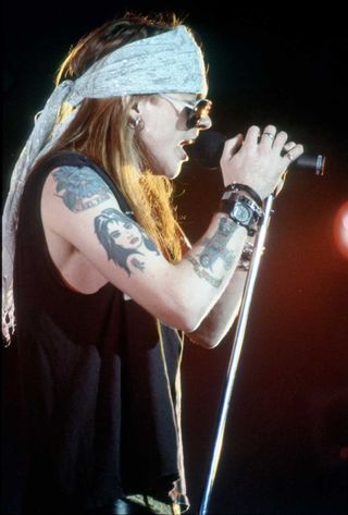 Axl Rose onstage