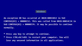 Windows 95 kernel error