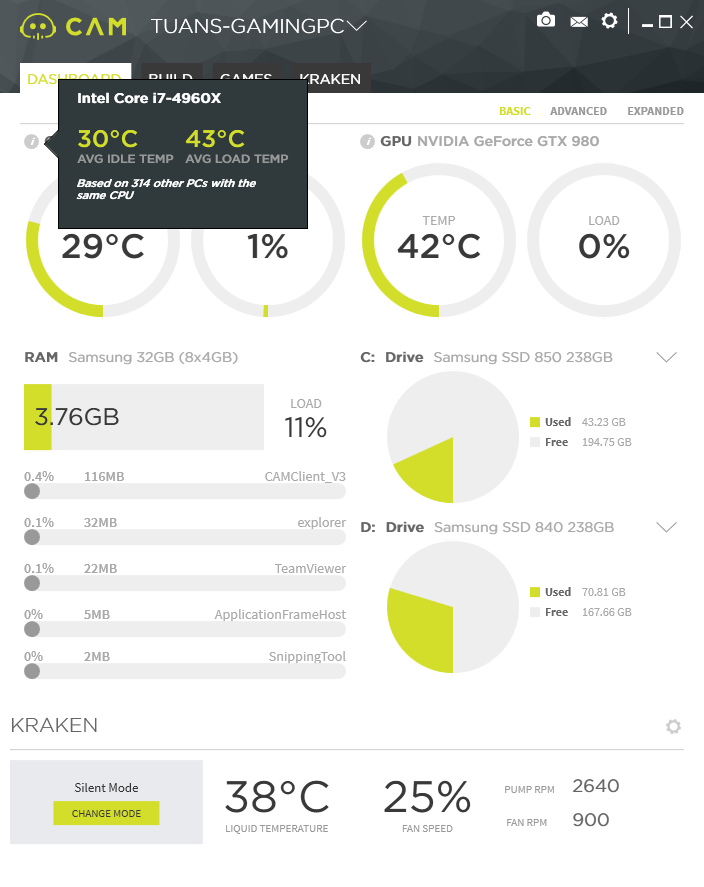 NZXT CAM