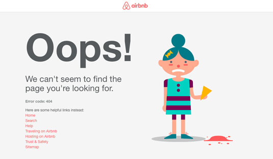 404 pages: AirBNB
