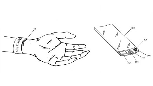 Apple takes &#039;90s trend too far with flexible slap band iWatch patent