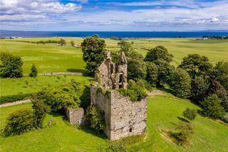 View of piteadie castle